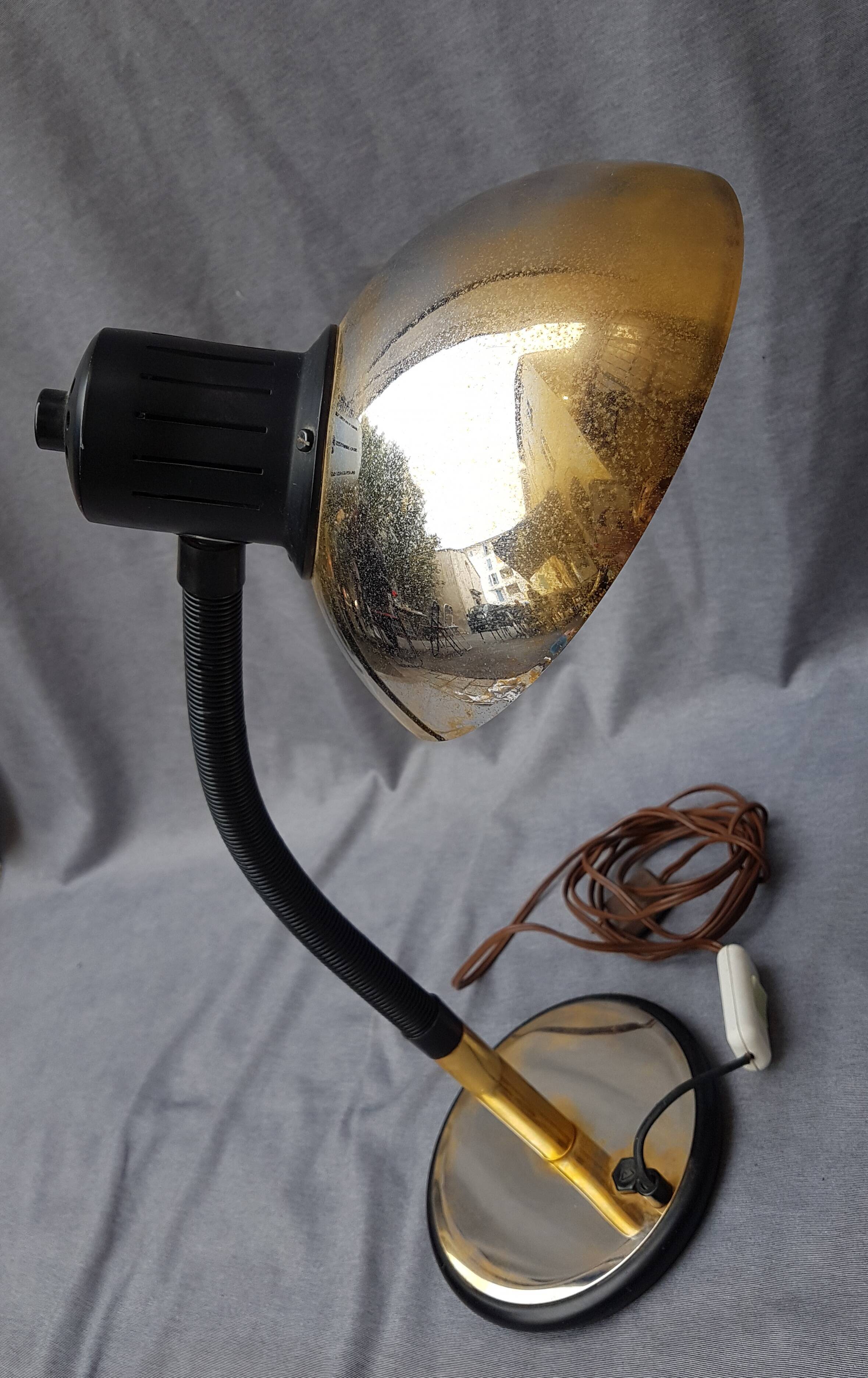 Vintage lamp from aluminor