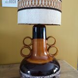 Vintage ceramic floor lamp Fat lava 1960