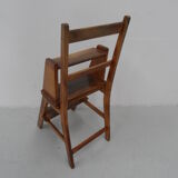 Antique library stairs / chair