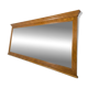 Miroir XXL biseauté en chêne, 210cm de L