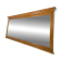 Miroir XXL biseauté en chêne, 210cm de L