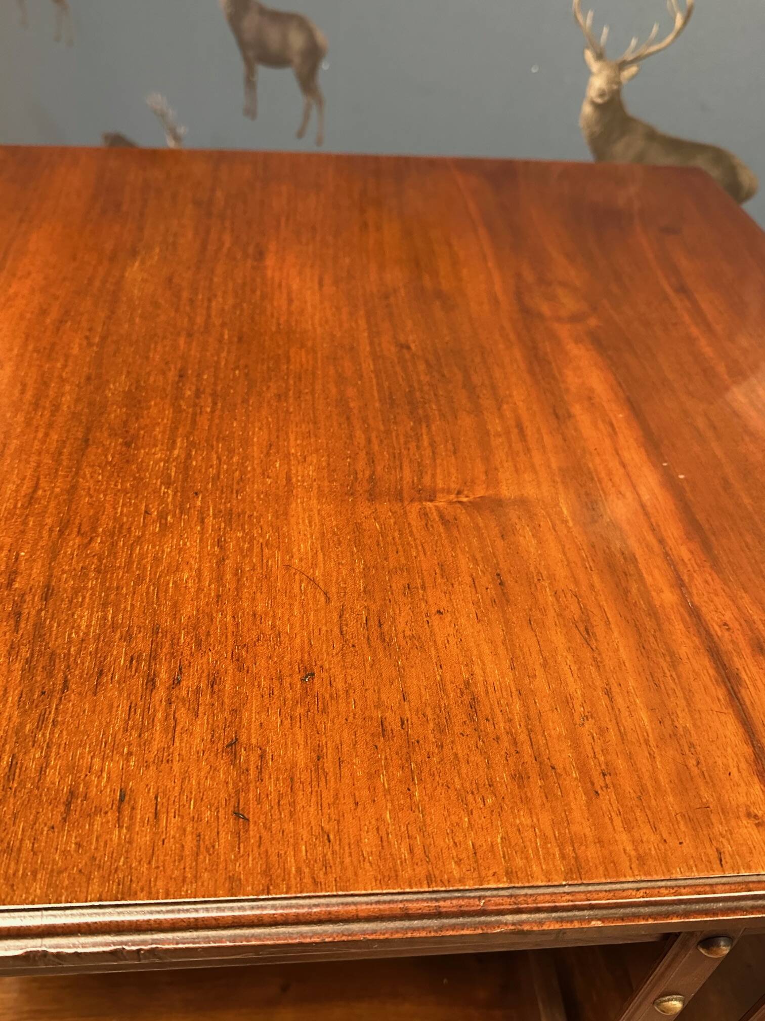 Large antique revolving bookcase