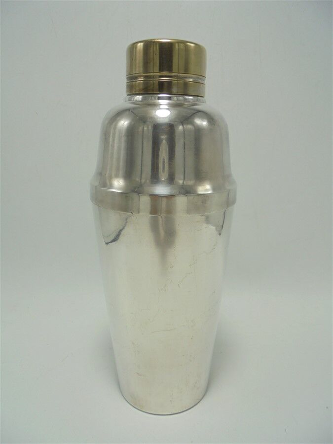 Silver metal shaker