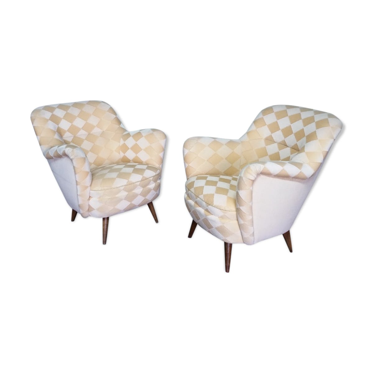 Restored organic year 50-60 club Chair