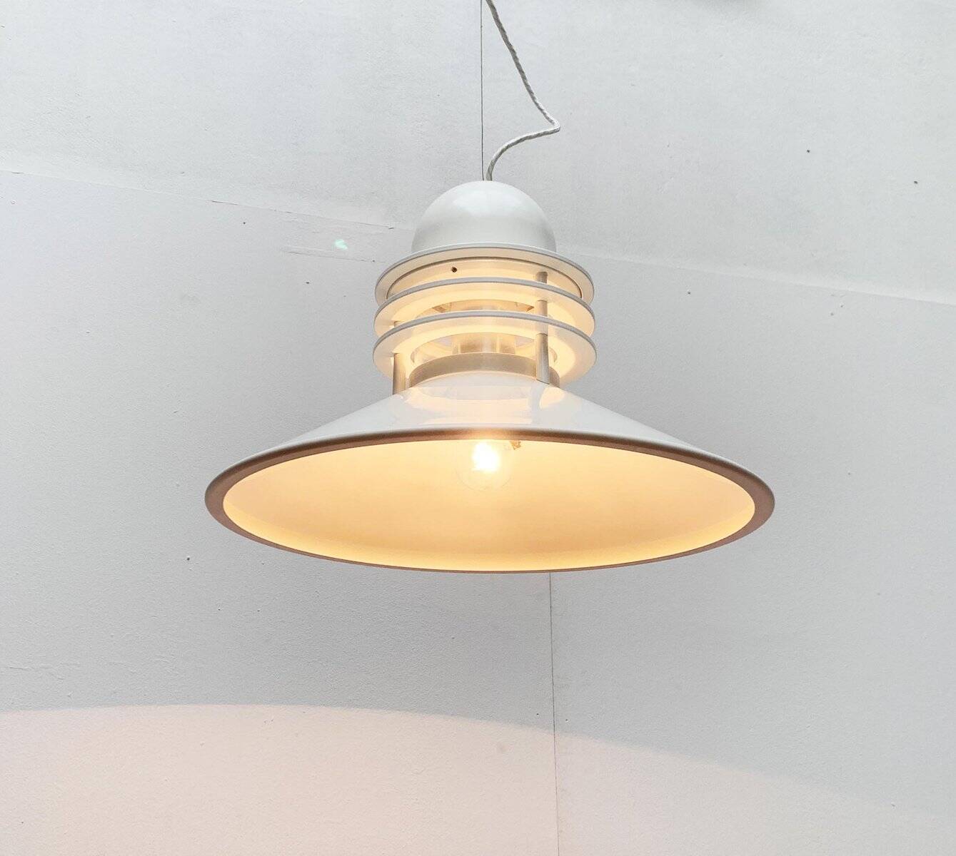 Maxi Nyhavn suspension Danish mid-century by Alfred Homann and Ole v. Kjær for Louis Poulsen