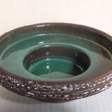 50s ceramic Ikebana cup vase