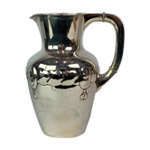 Pichet dans le style Art Nouveau de l’argent poinçonné estampillé Augusta H., années 1930