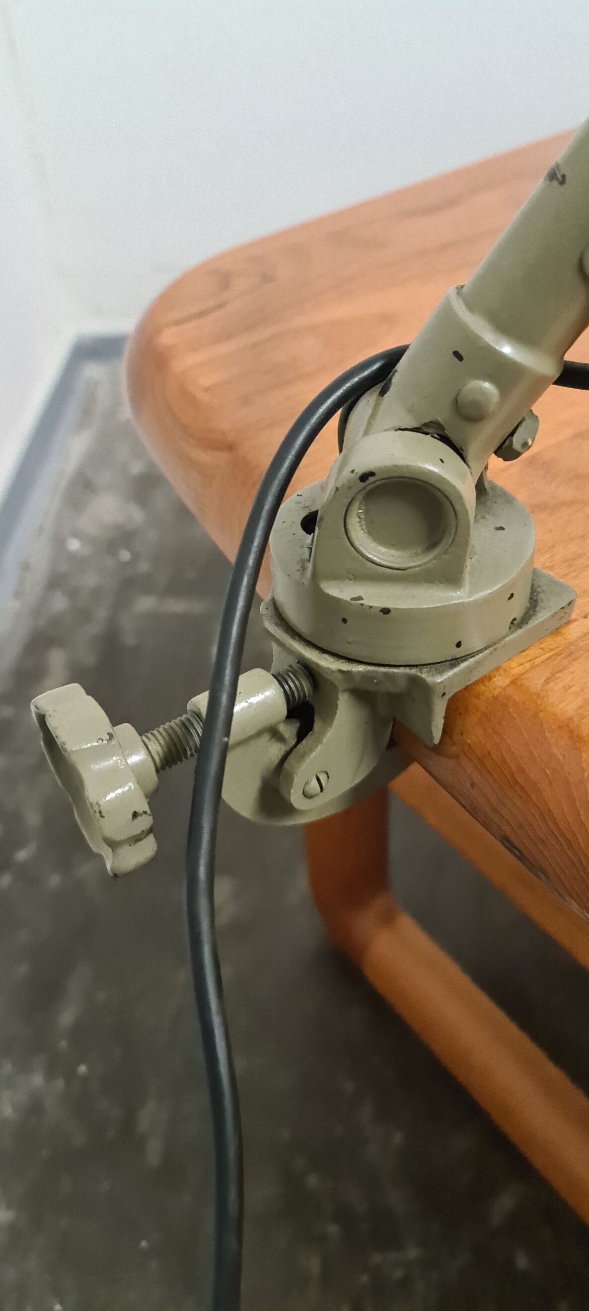 Vintage industrial articulated lamp by Sis