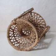 Fauteuil Emmanuelle rotin vintage