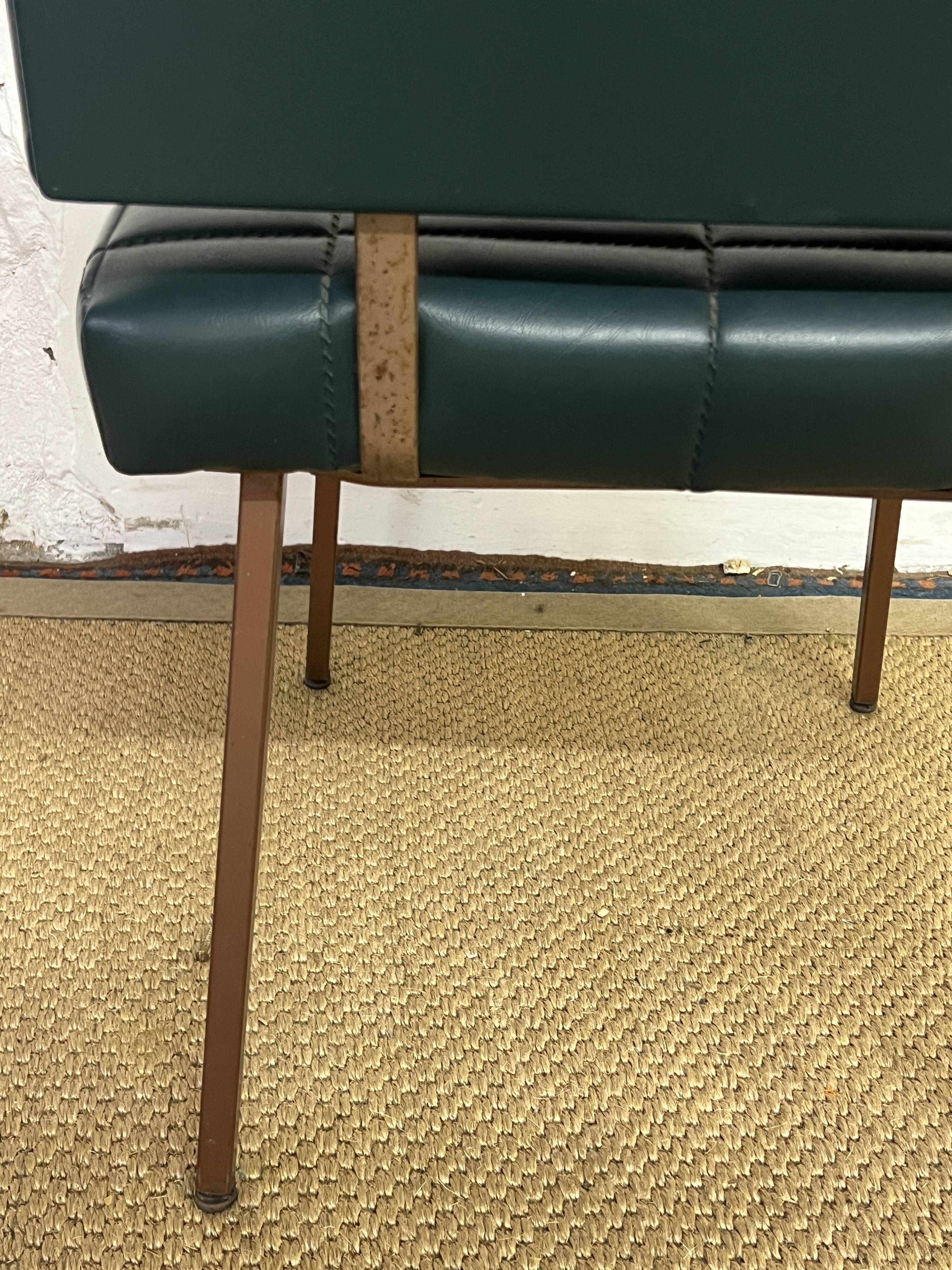 Green Skai chair, 1960s