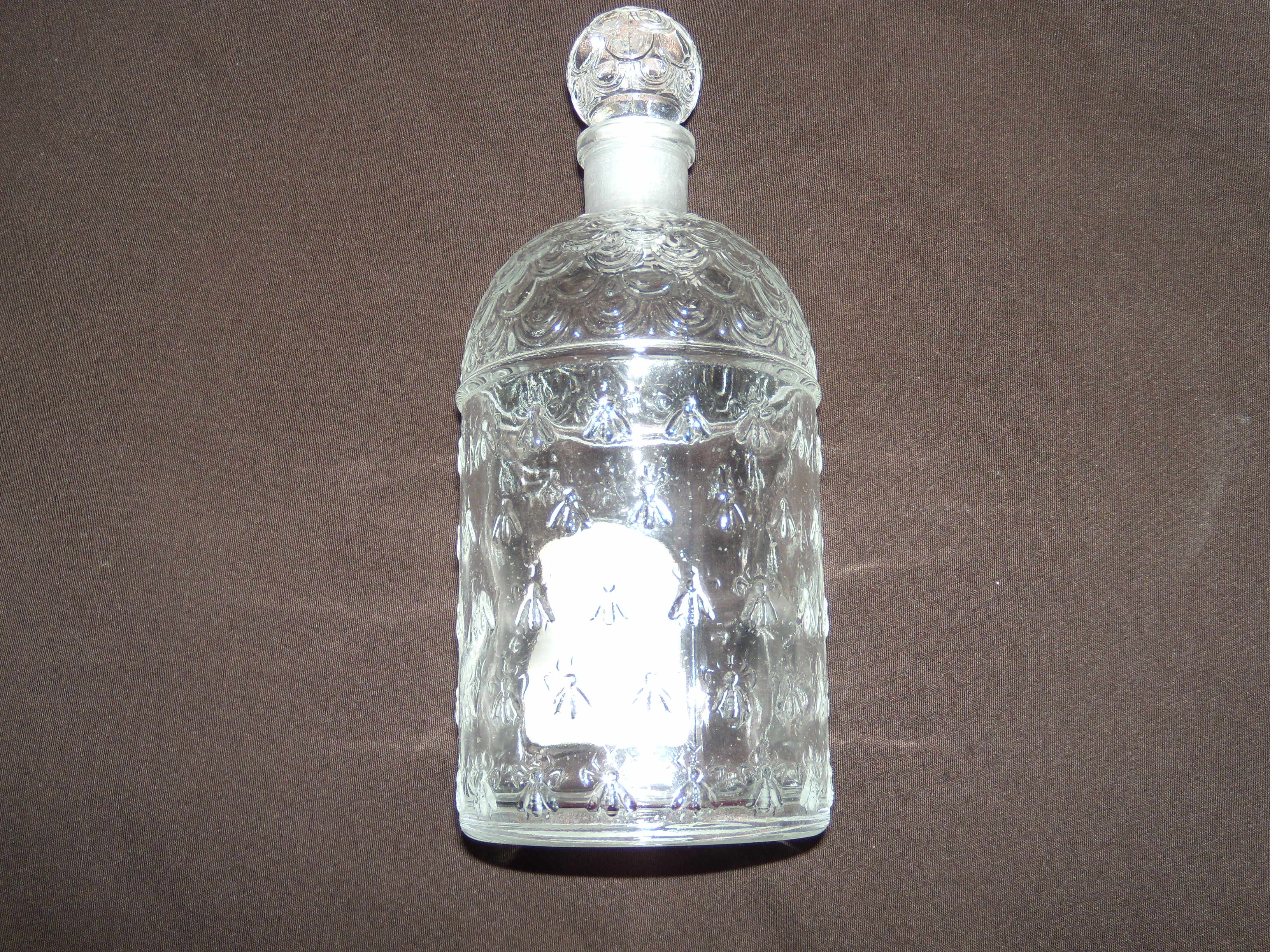 Bottle bottle of perfume Guerlain eau de Cologne vintage rooster 250 ml empty