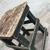 Former green workshop stool