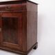 Low antique sideboard - hand polished mahogany - fixed shelves - 1880s