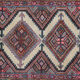 Handwoven Vintage Persian Rug Long Multi-coloured Wool Runner Rug