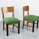 Chaises à manger art déco vintage