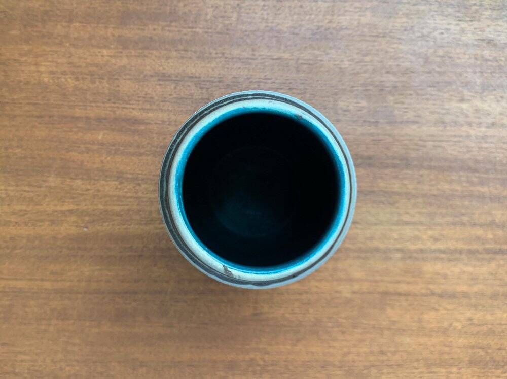 West German Fat Lava ceramic vase in Mid-Century style from the 1960s by Scheurich.