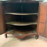 Notch has two curved doors mahogany and rosewood xviii century