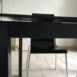 Stretch table in tempered glass HABITAT model Rio