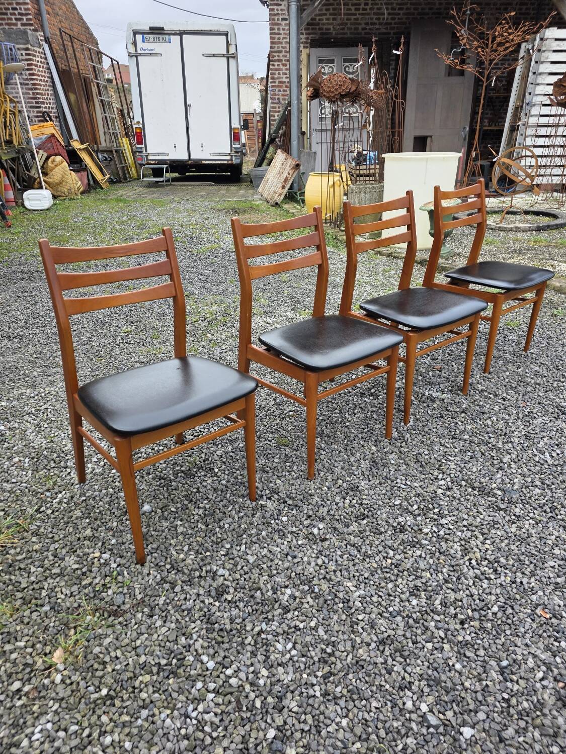 4 Scandinavian chairs from the 1960s