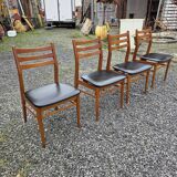 4 Scandinavian chairs from the 1960s