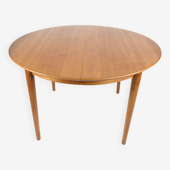 Round Dining Table Made In Teak By Arne Vodder From 1960s
