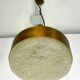 Mid-century Stilnovo brass pendant light from 50s