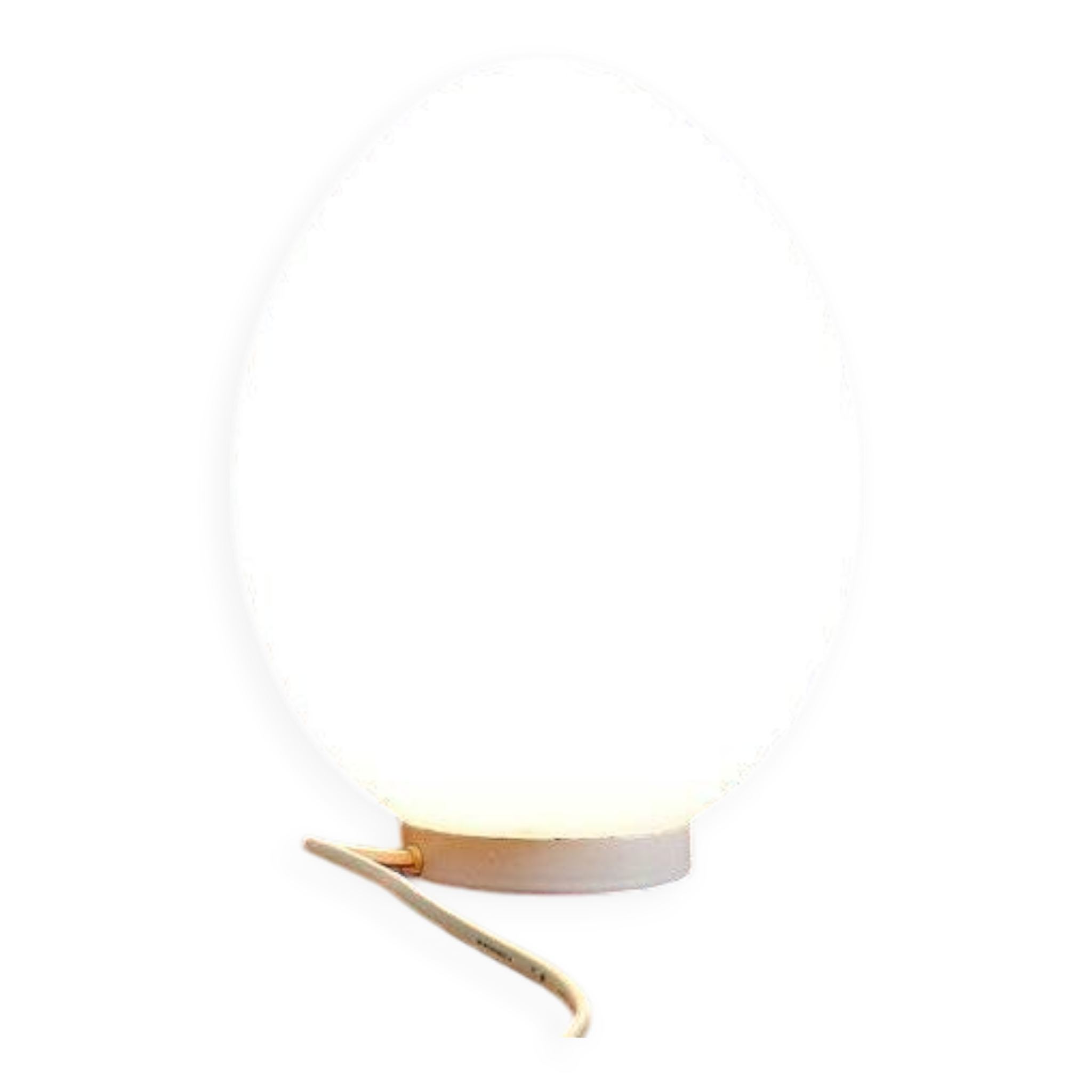 Lampe oeuf en opaline, 1970