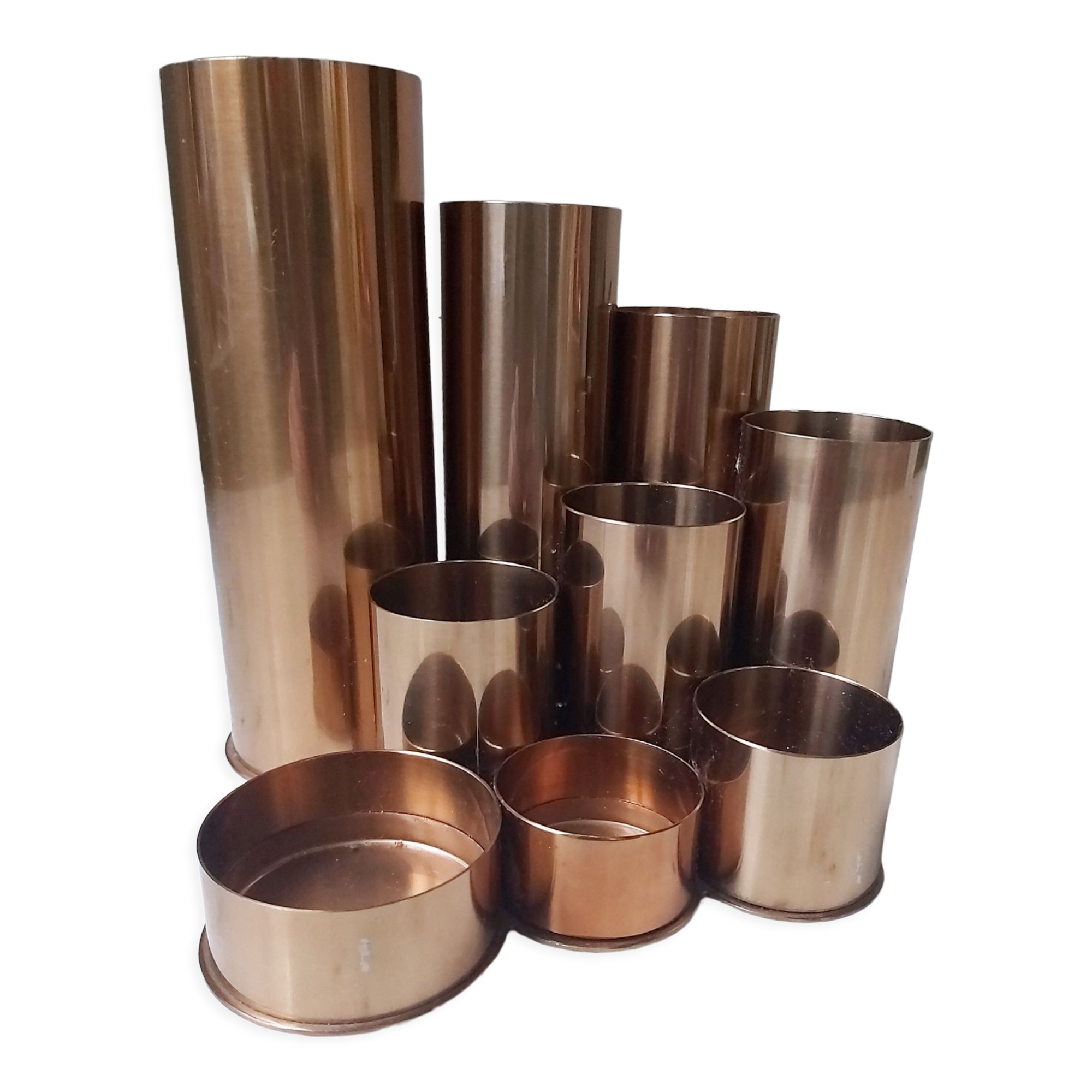 Large pencil pot Ferm living copper