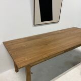 Oak and pine farmhouse table