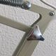 Vintage white Ledu architect lamp 1970