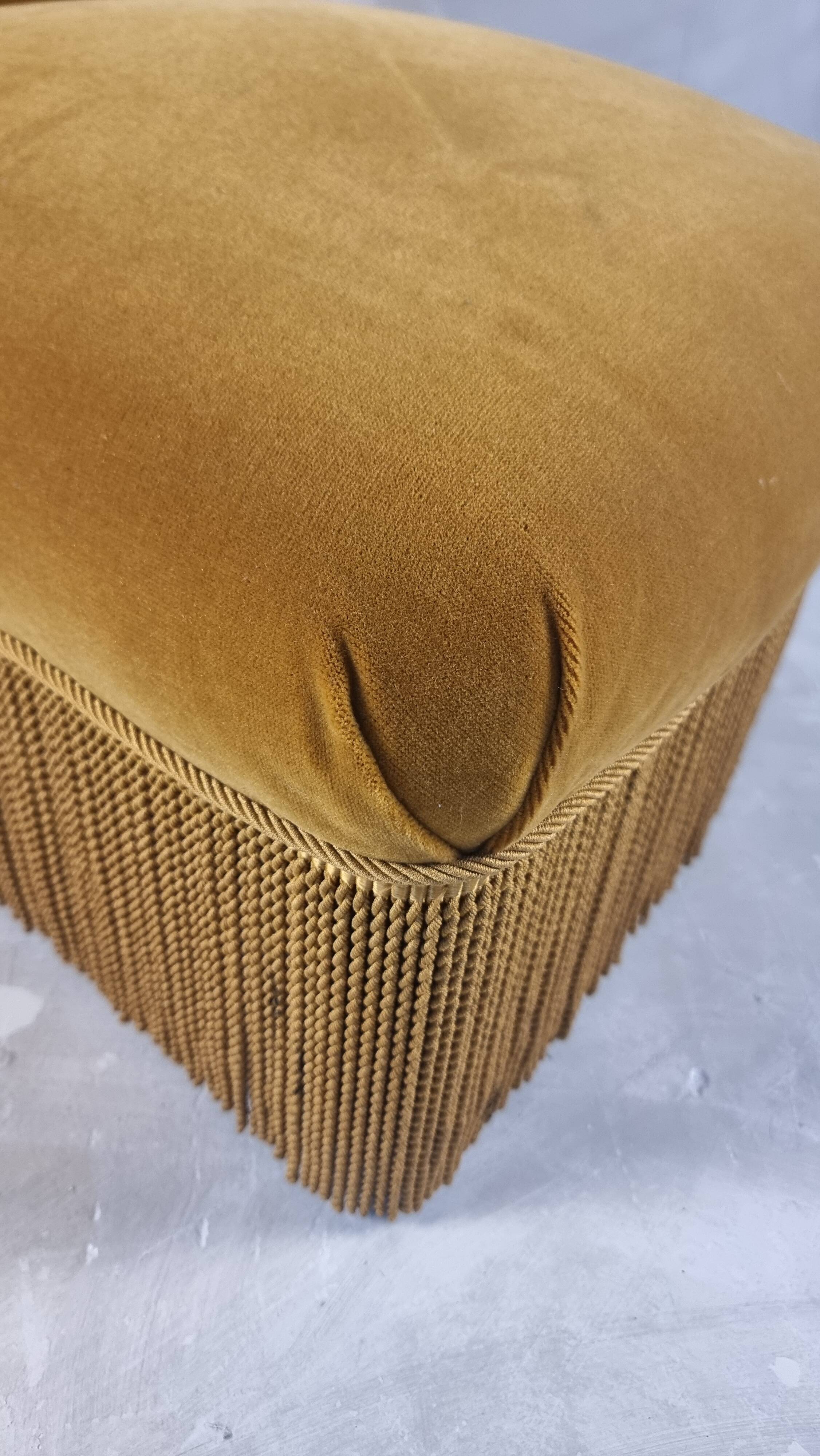 Vintage slipper chair