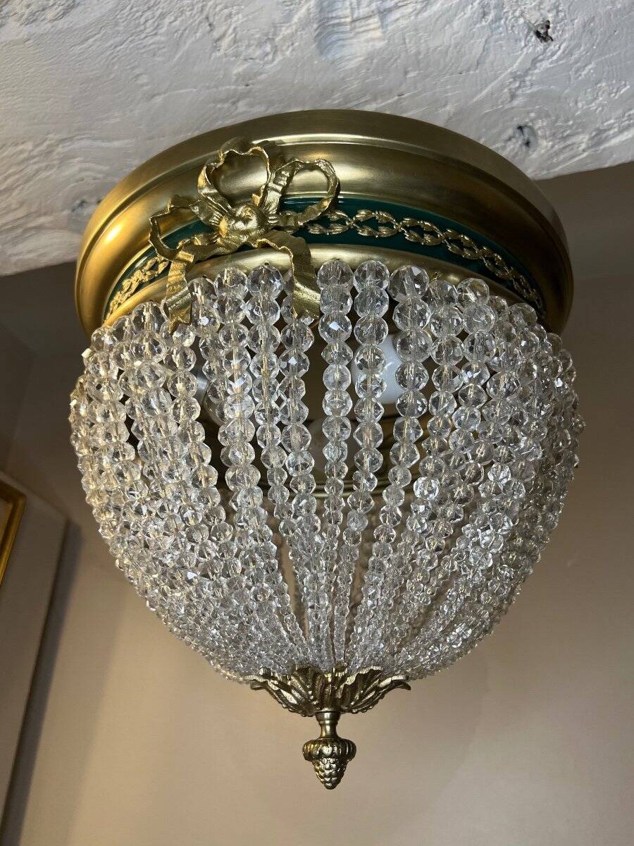 Basket ceiling light