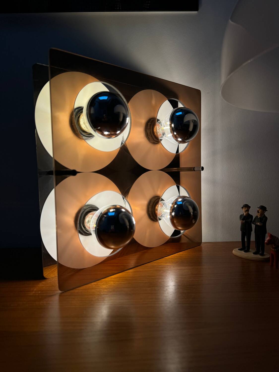 Applique Vintage 4 Feux Jocelyne Trocmé Oxar Modèle Disco