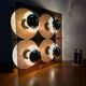 Vintage Wall Light 4 Lights Jocelyne Trocmé Oxar Disco Model