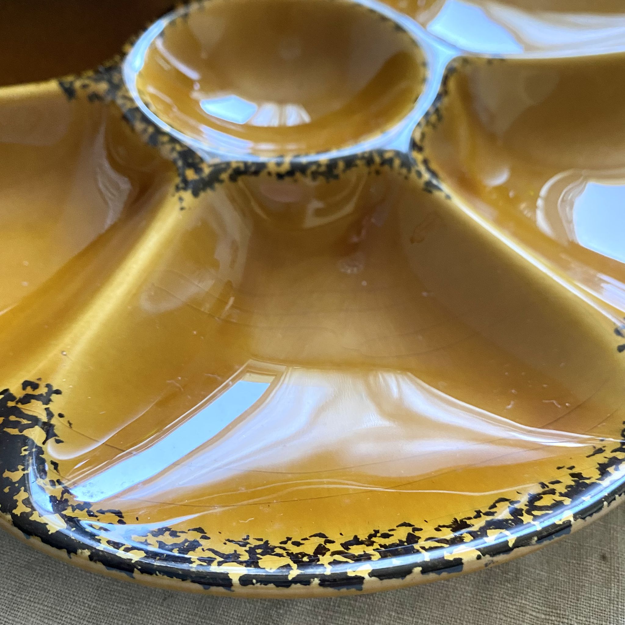 Assiettes à huitres vintage gien