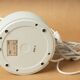 Desk table lamp vintage design 1980 reclining remote arm white
