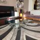 David Lange coffee table 1980. 120x70.
