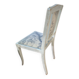 Chaise ancienne tapissée
