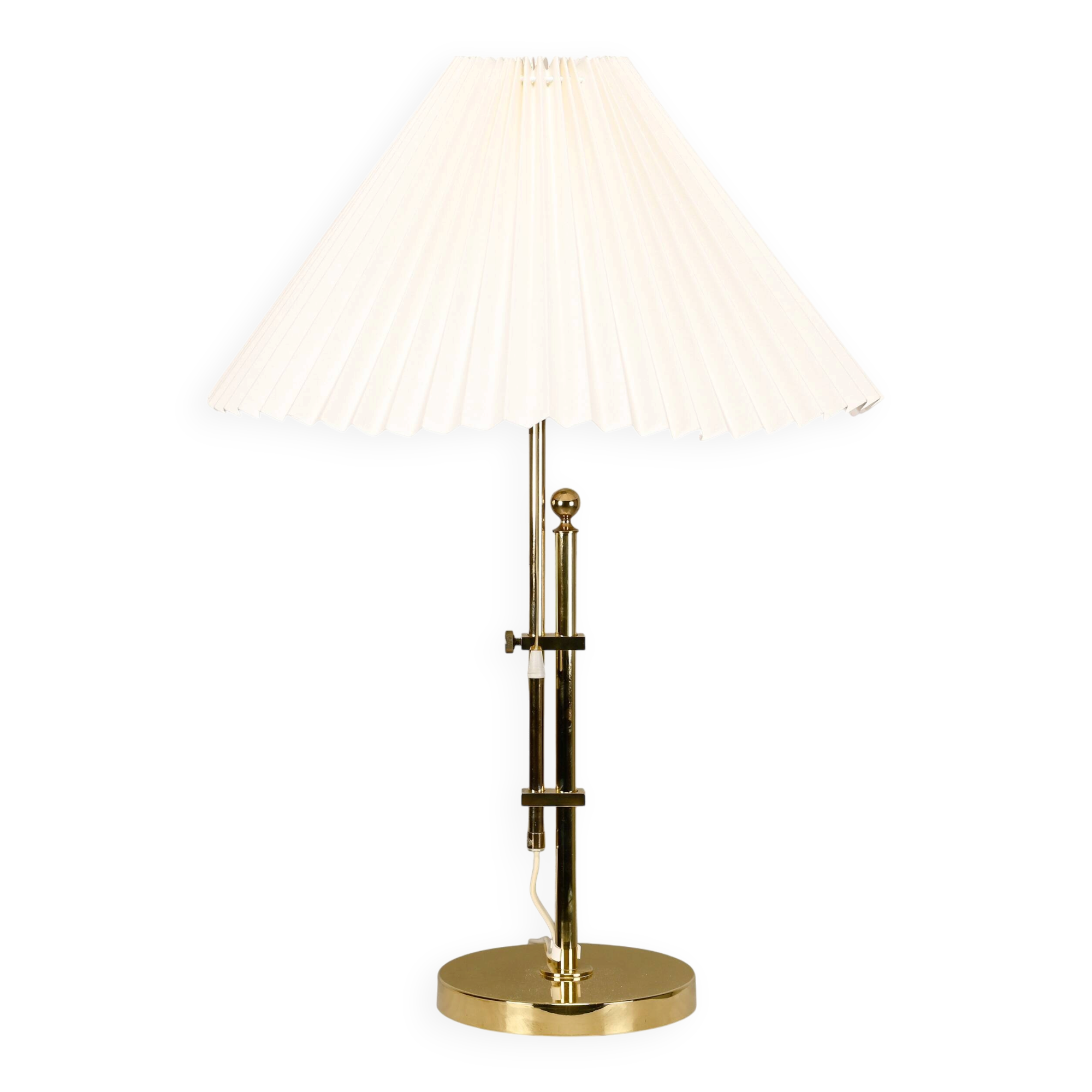 Brass Table Lamp B-131 adjustable in height by Bergboms, Sweden 1960s