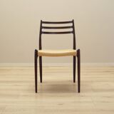 Set of six mahogany chairs, Danish design, 1960s, designer: Niels Otto Møll