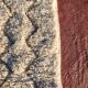 Beni Ouarain rug 160x240 cm – Cream wool with diamond patterns
