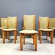 Vintage Danish dining chairs set of 6 - 1970s