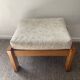 Vintage wooden Ottoman from the 70s