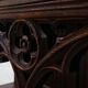 Rare large early 19th century hand carved Neo-Gothic cupboard in oak