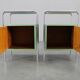 Pair of Bauhaus bedside tables, 1930, Czechoslovakia