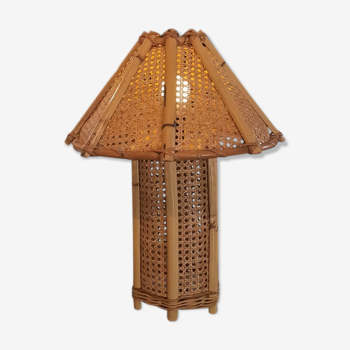 Lampe rotin
