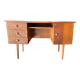 Vintage 1950s desk in light wood – compass base