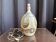 Stoneware lamp (base) signed Joël Courjault for Keraluc – floral decoration