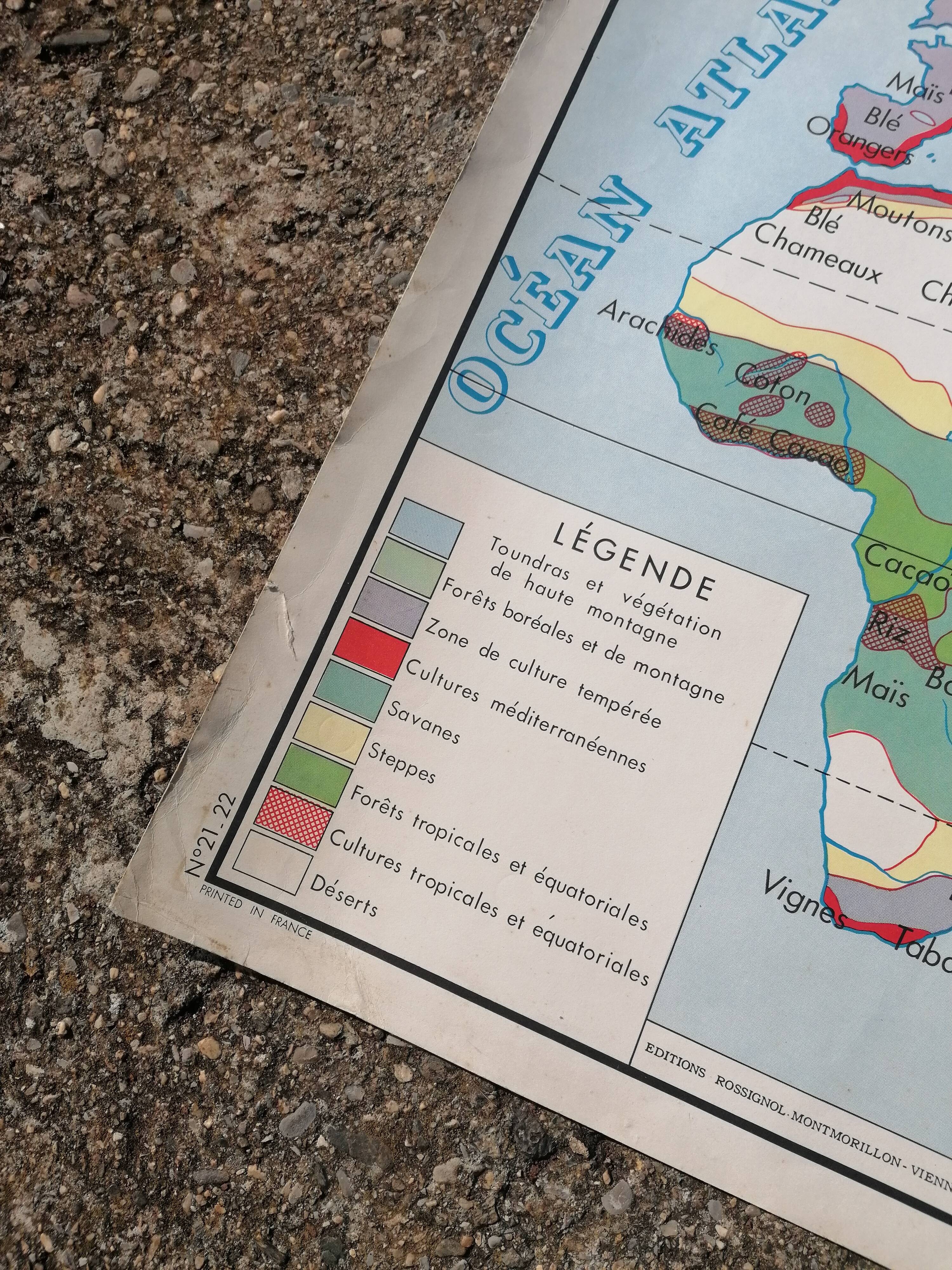 Educational poster Rossignol Australia and New World.