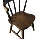Set de 4 chaises montagnardes en chêne